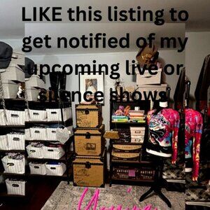 LIKE THIS LISTING TO GET NOTFIED OF MY UPCOMING SILENT OR LIVE SHOWS